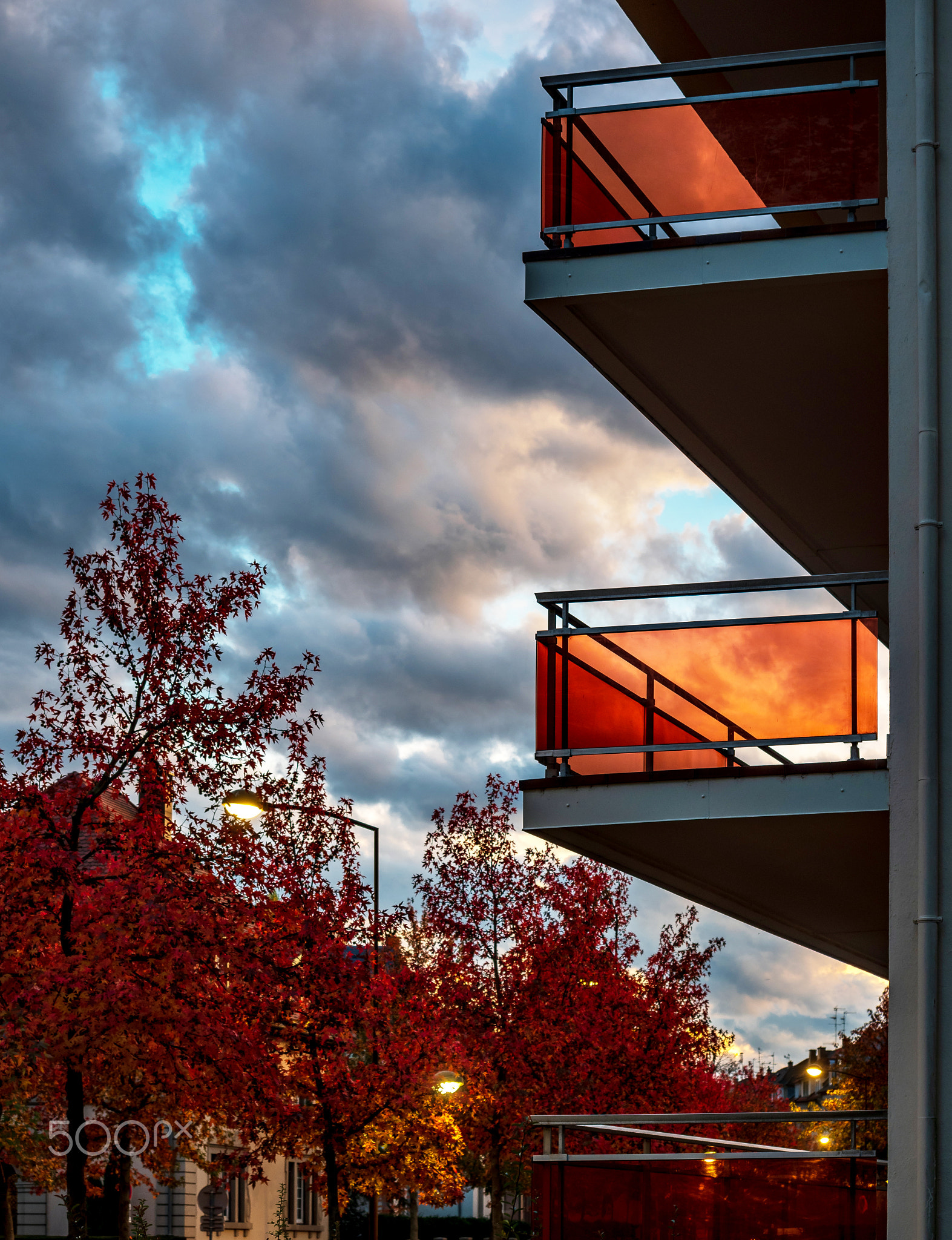 New modern high-rise residential apartments in Strasbourg