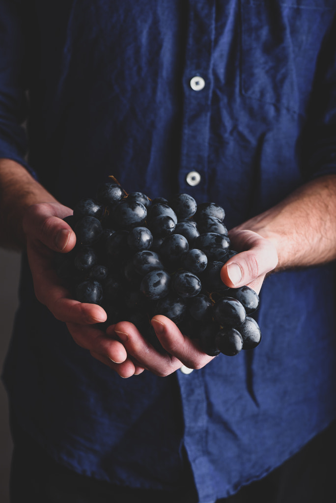 Blue Grape in Man Hands by Vsevolod Belousov on 500px.com