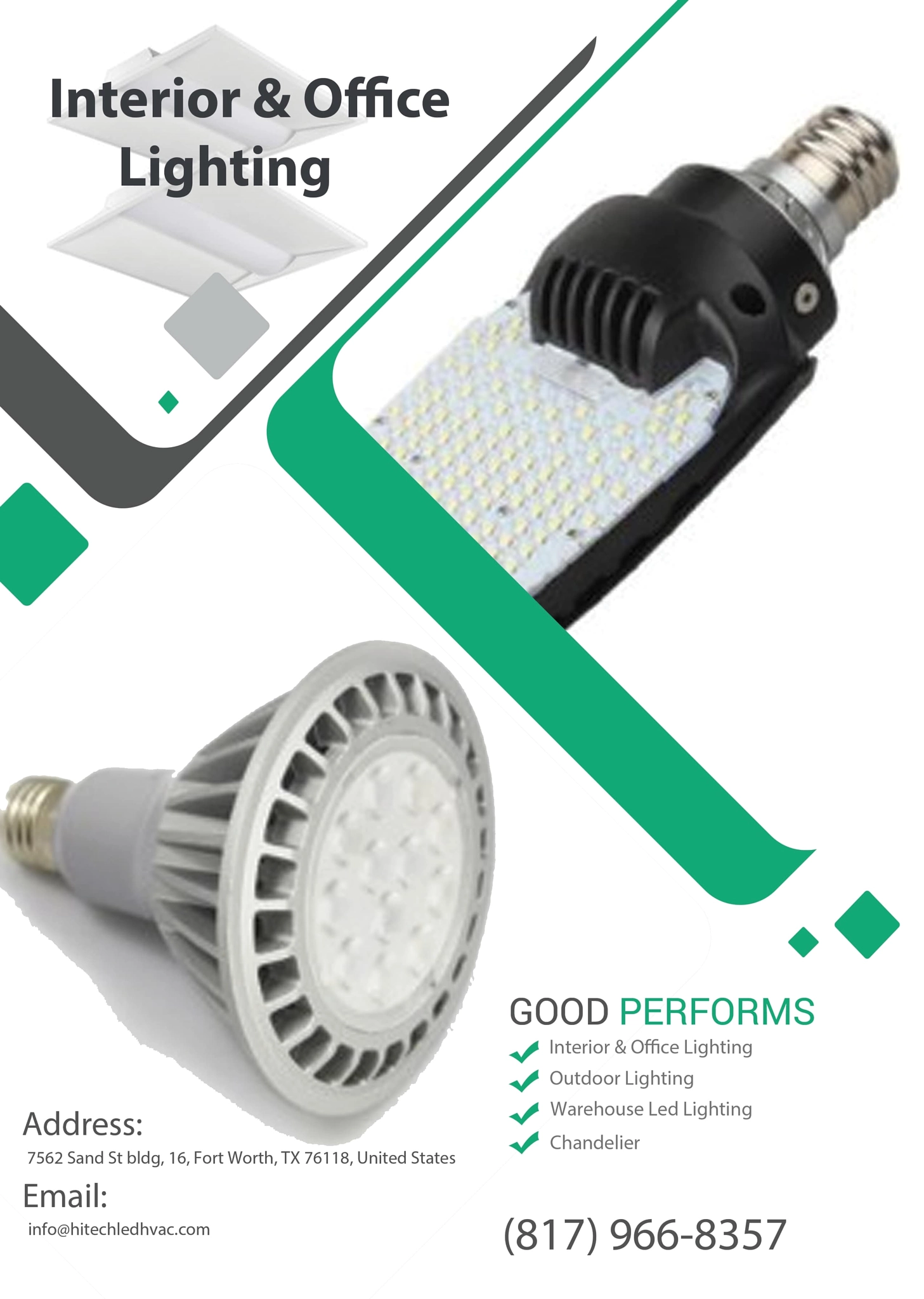 Interior & Office Lighting - Hi Tech Led