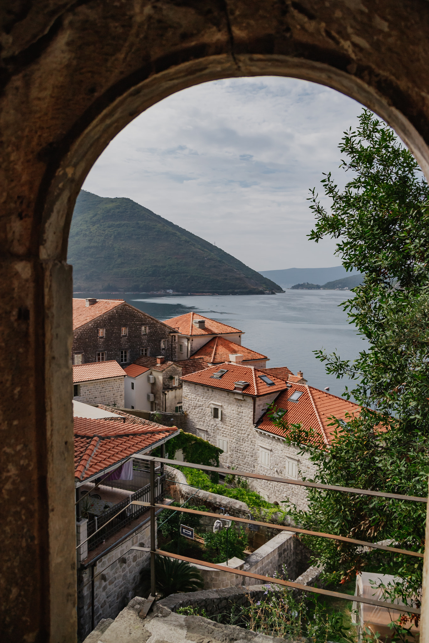 Exciting summer view of Perast town