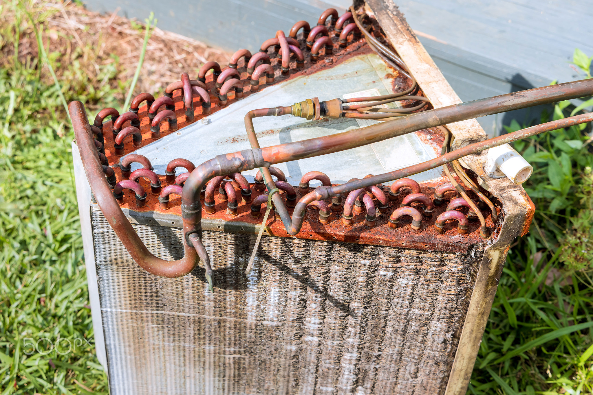 Central air conditioner internal breakdown repair replacement