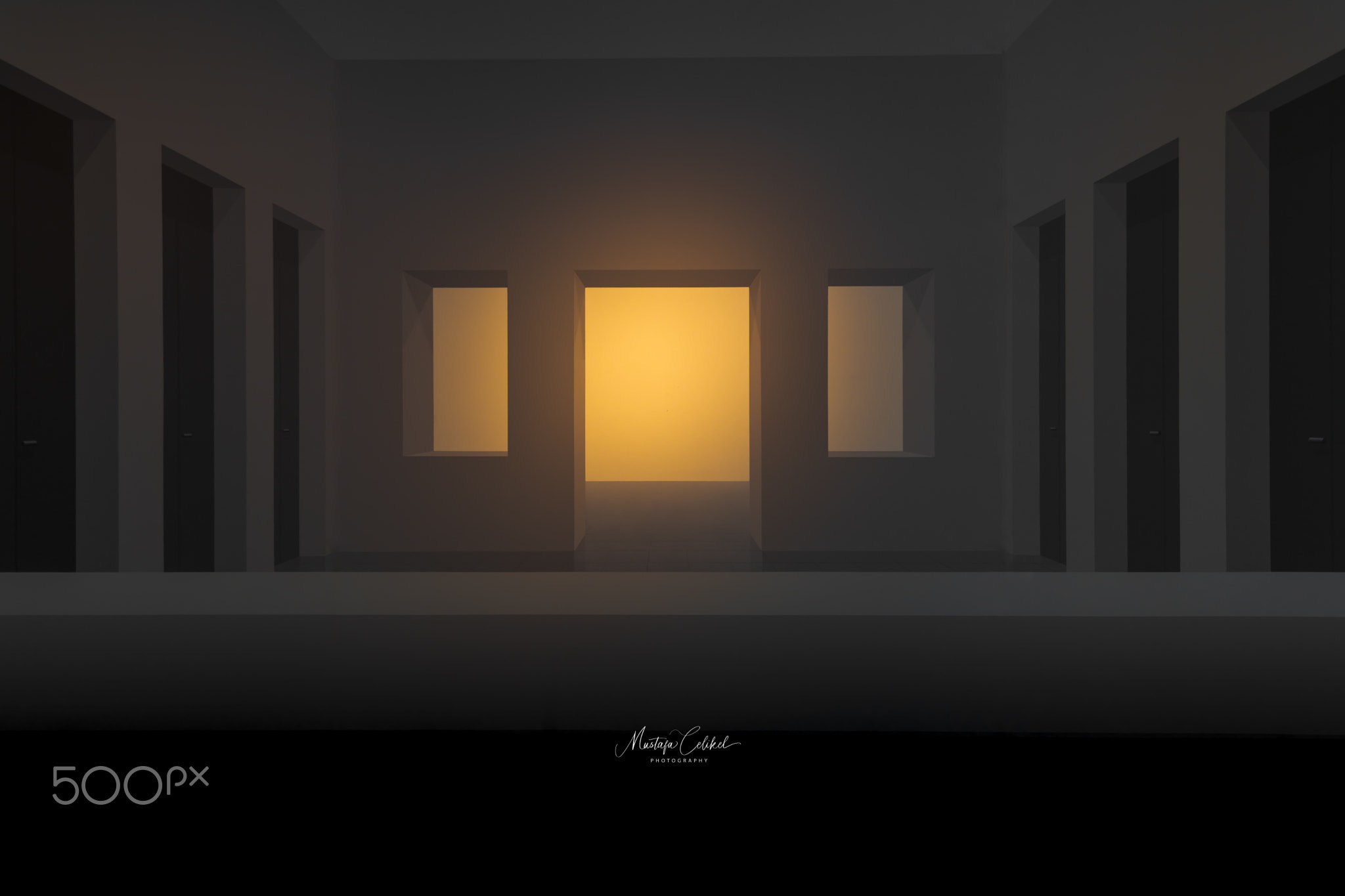the calm and silence