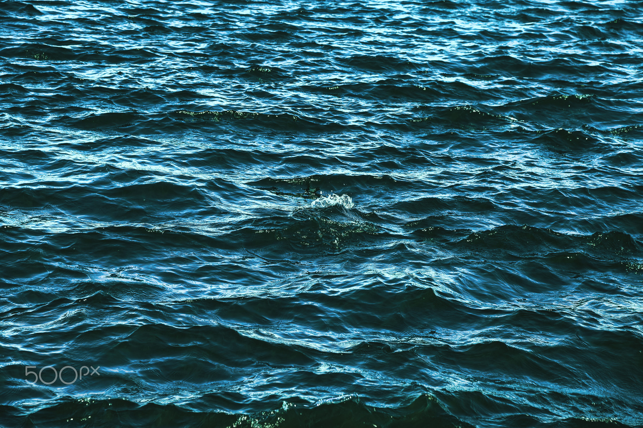 Wallpaper background of lapping river waves on water surface sea or ocean waves