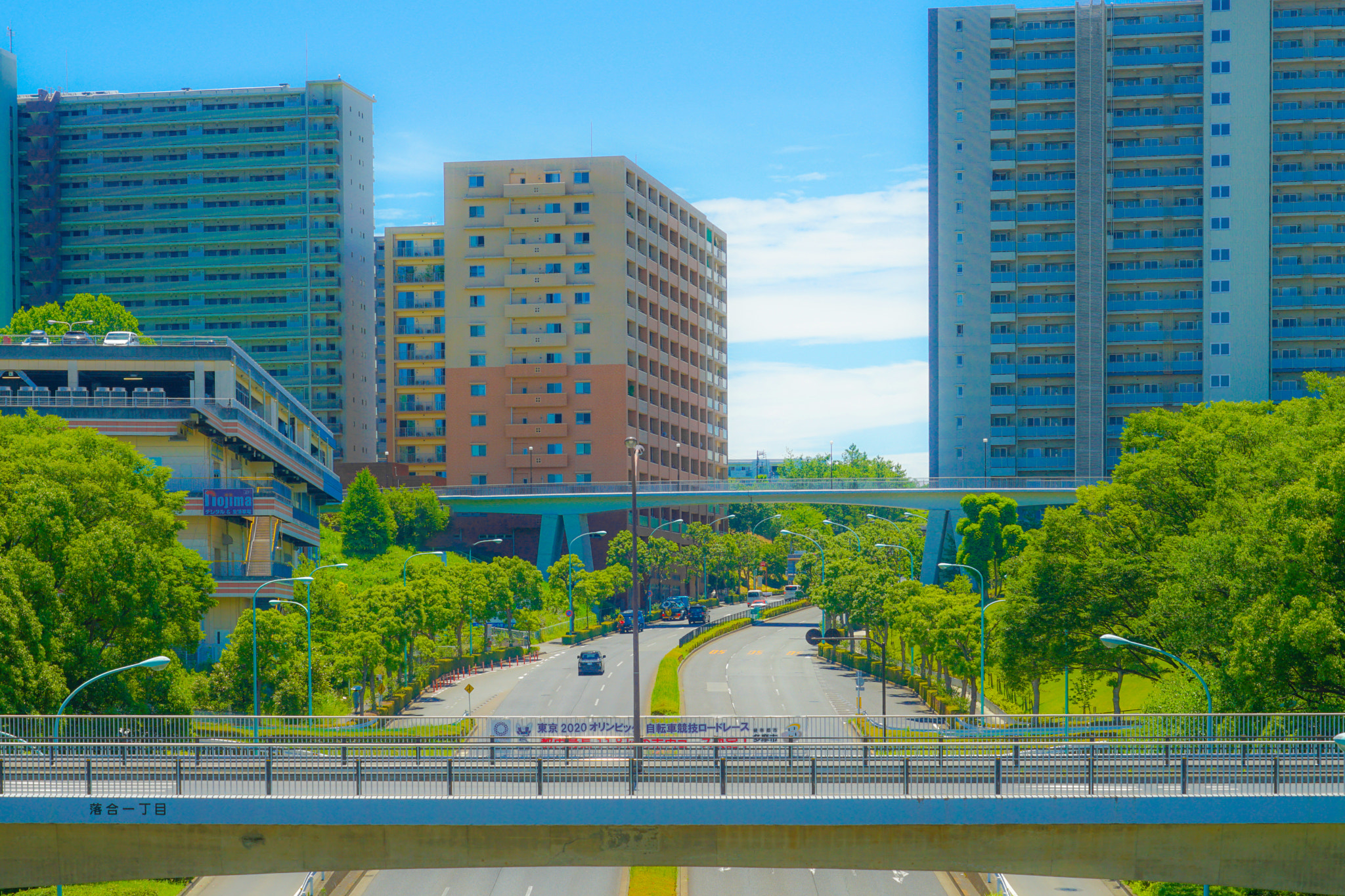 Quarter of the early summer of Tama Center