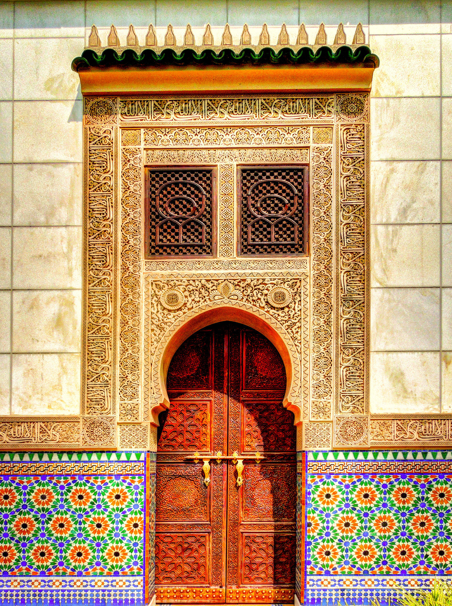 Porte Cochere в стиле Ислама