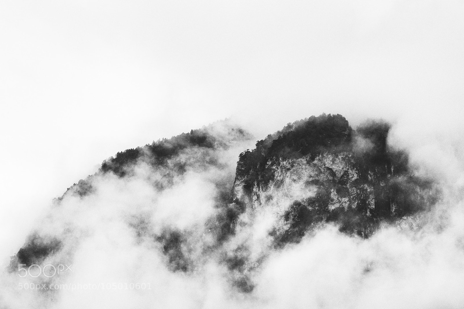 Nikon D700 sample photo. Clouds over the mountain photography