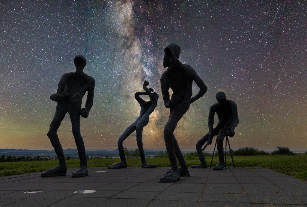 THE QUARTET PLAY BENEATH THE STARS by Simon Satre on 500px.com