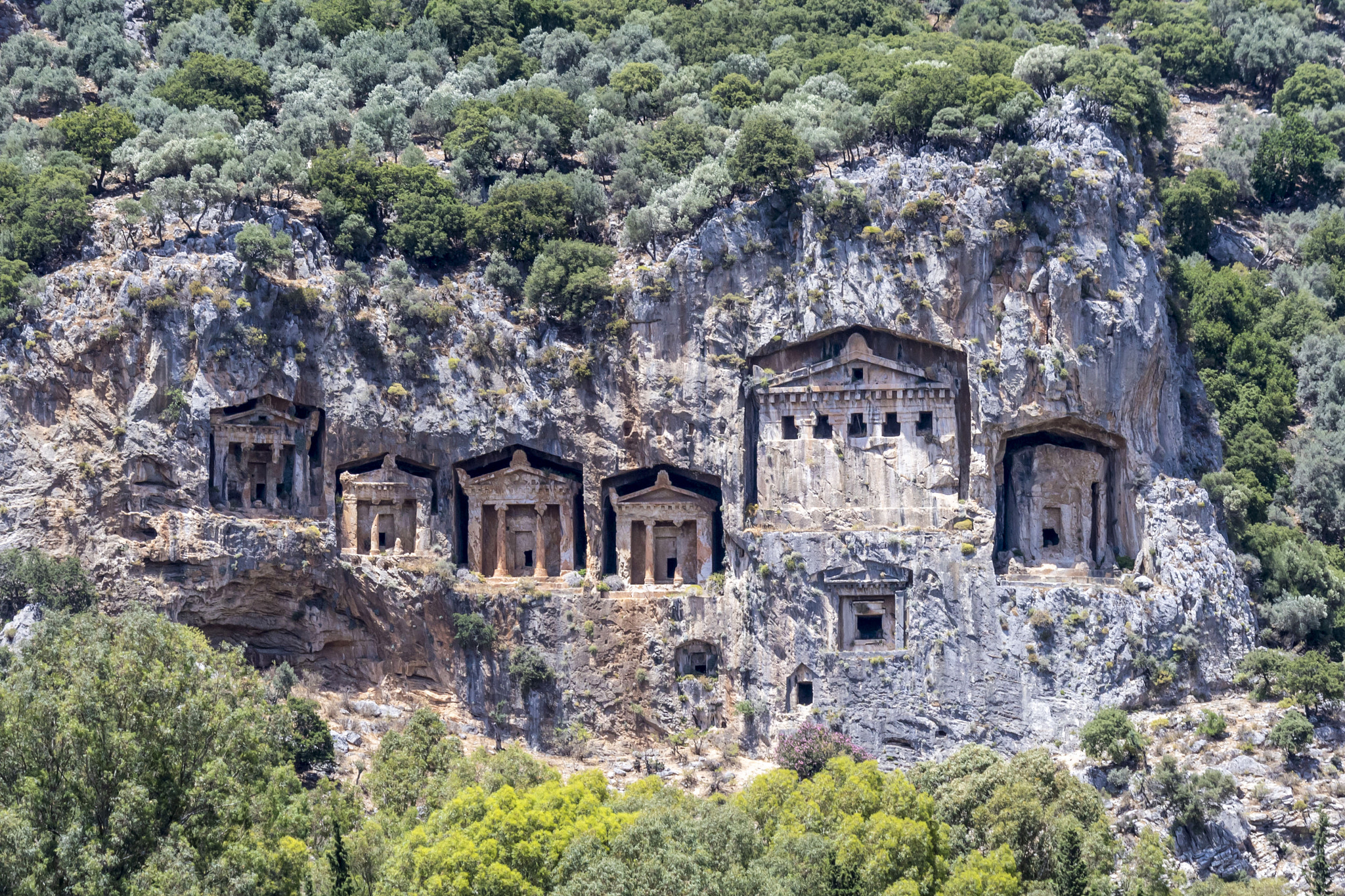 Rock Tombs Of Kaunos Ancient City