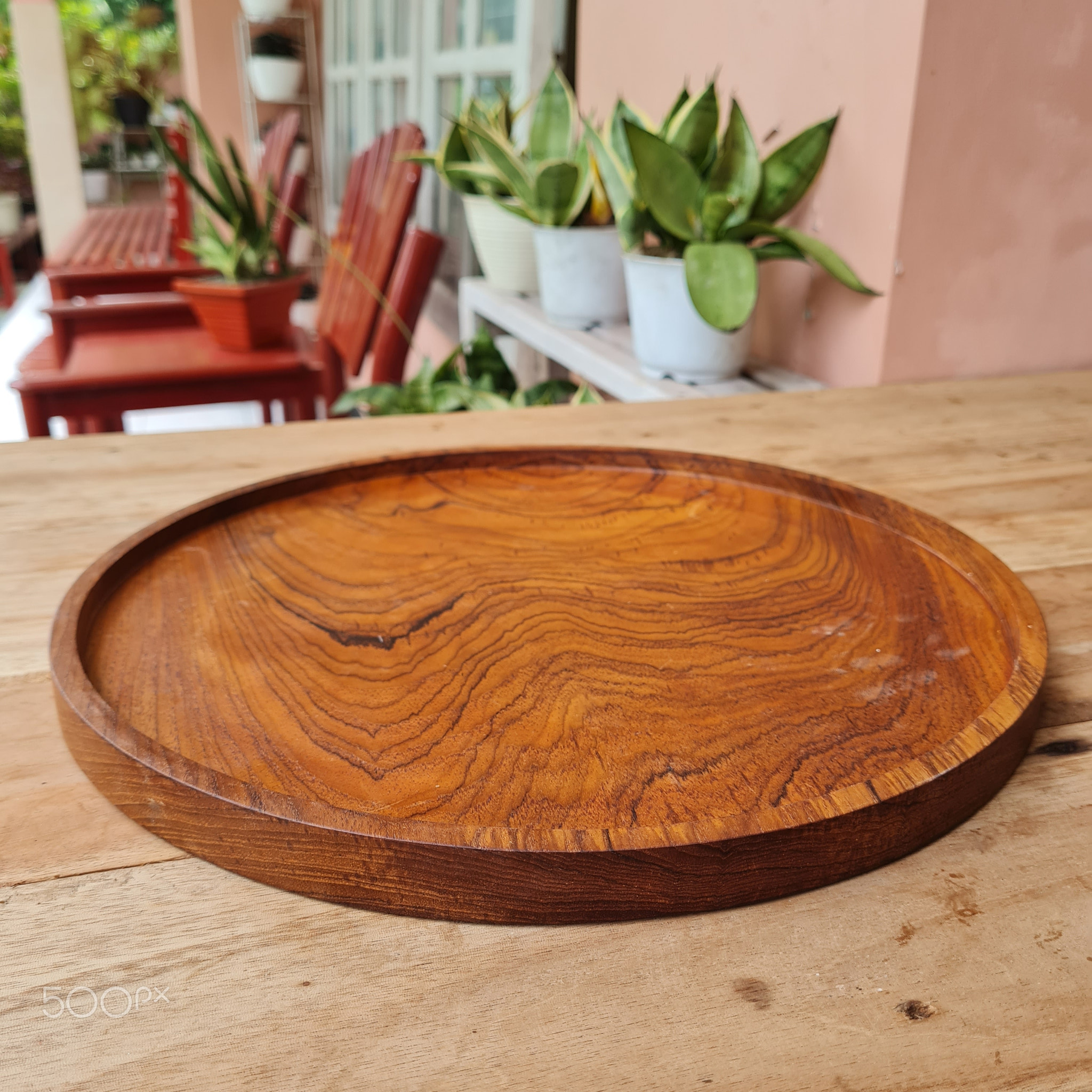 Teak Wood Plate