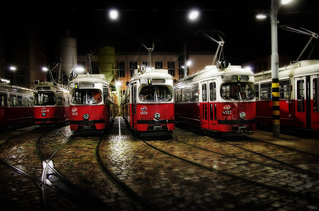 Trams at rest in Wien by Alessandro Morandi on 500px.com