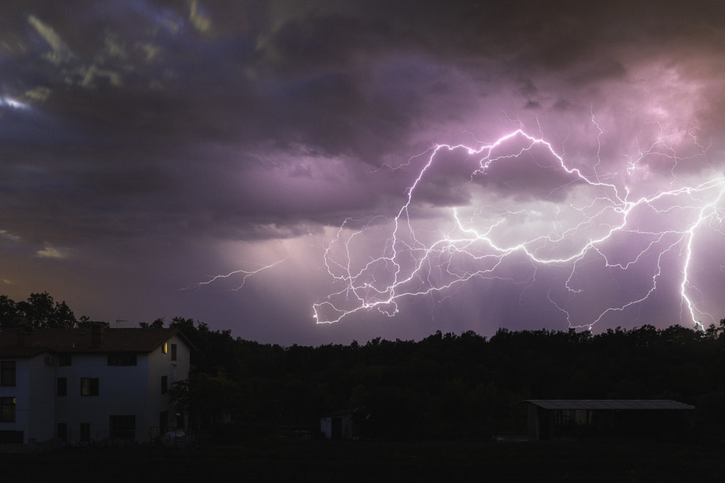 Lightning Night Watch by Jure Batagelj on 500px.com