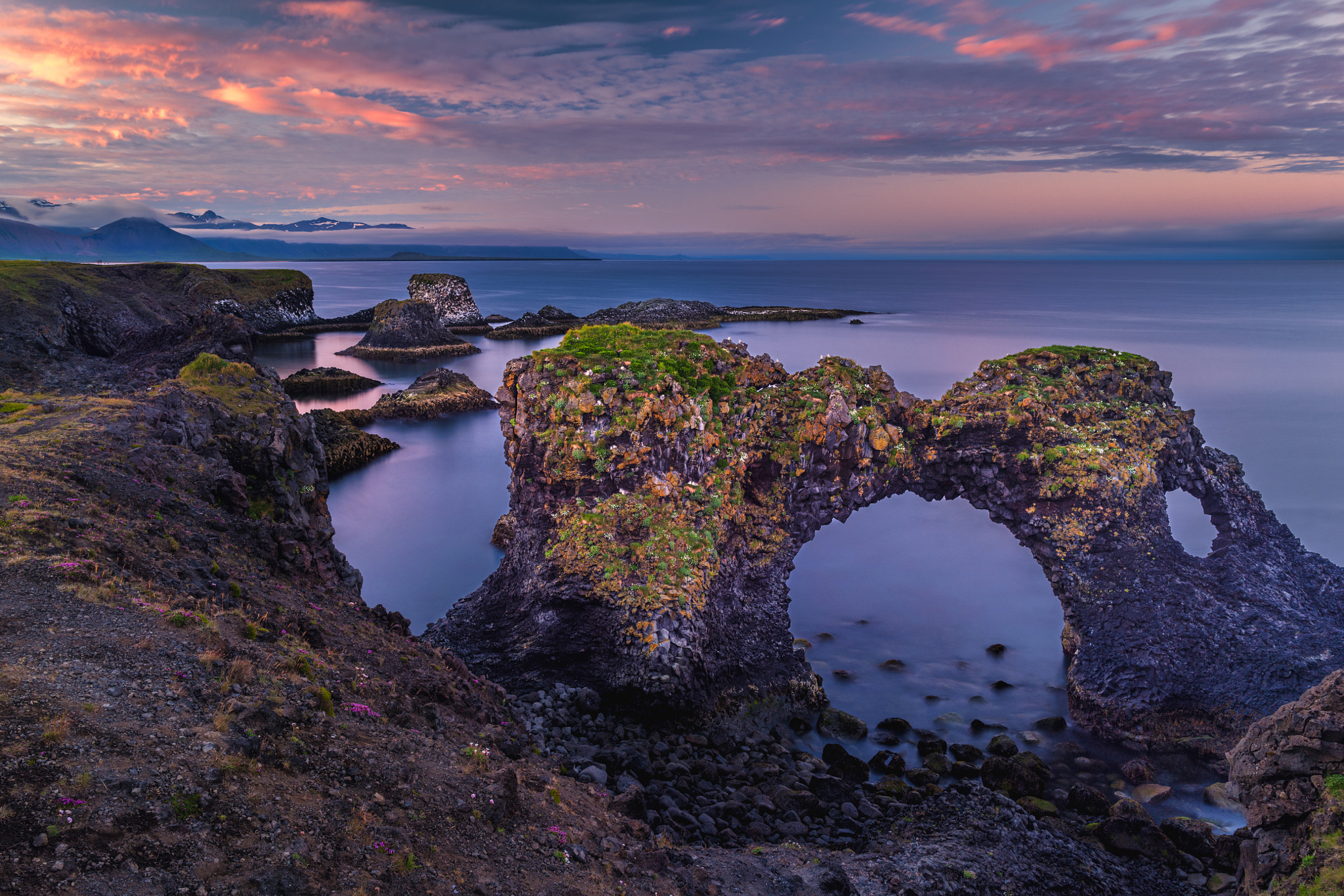 Hellnar Arch (Gatklettur) Dawn