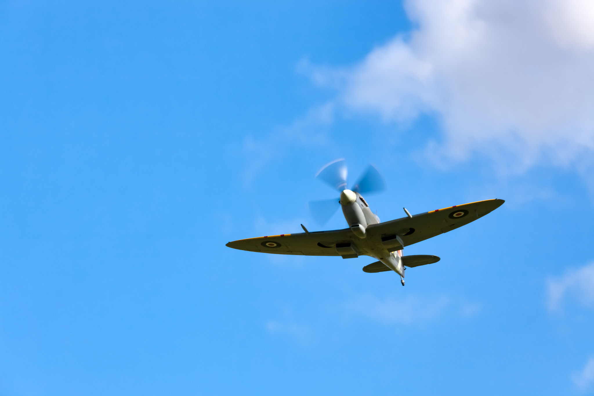 Supermarine Spitfire Flying at the Goodwood Reviva