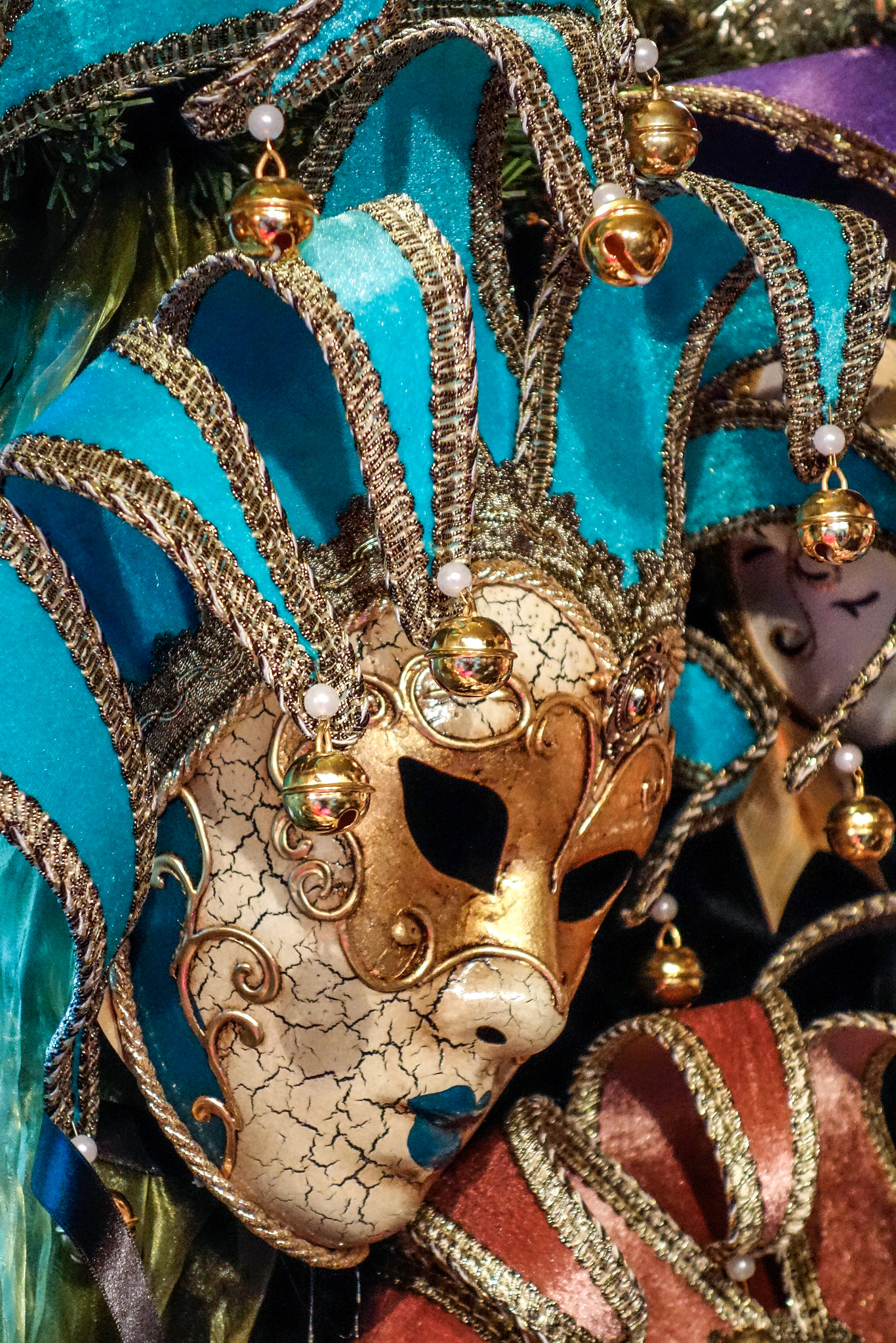 Venetian Masks for Sale at Winter Wonderland in Hyde Park