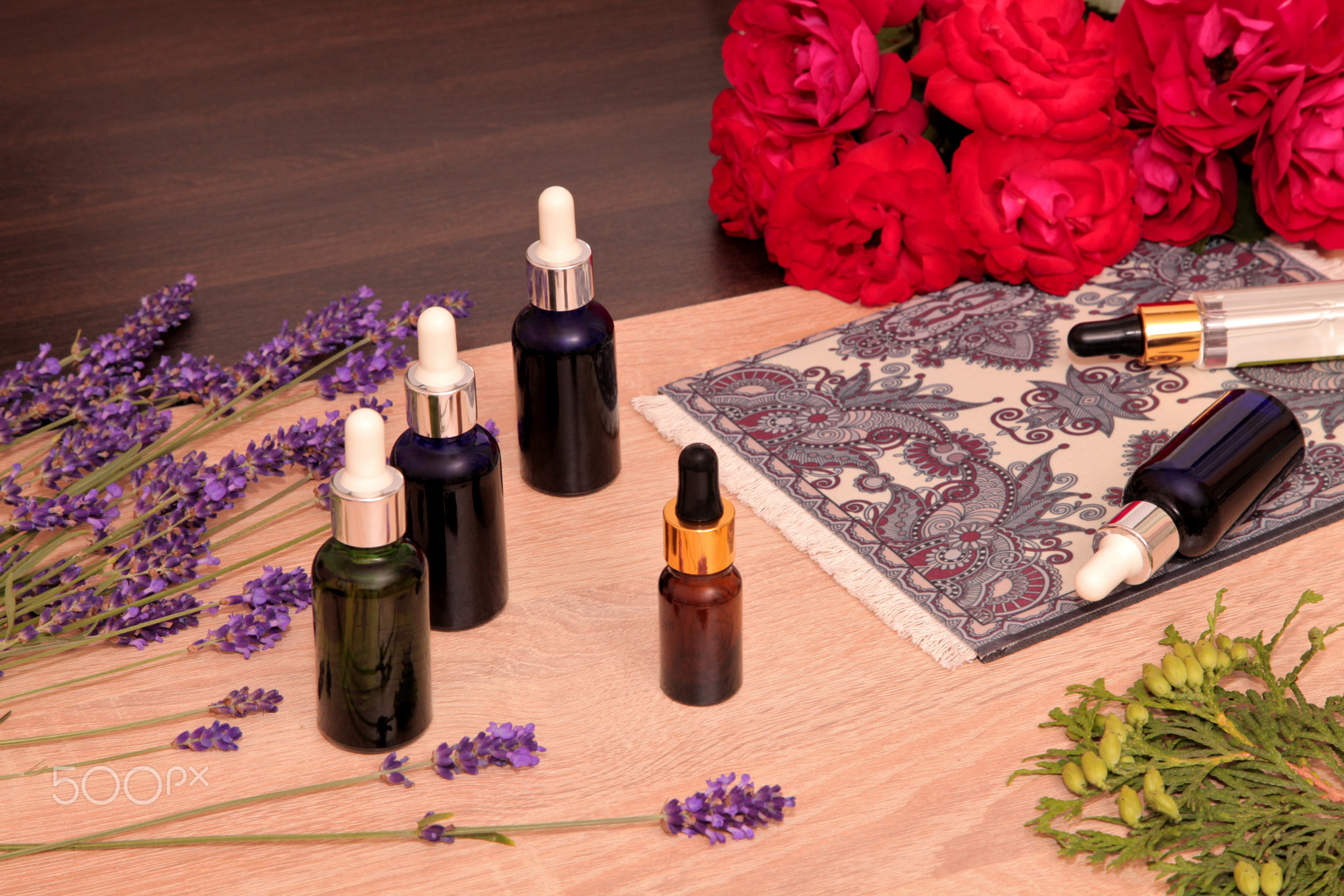 Essential oils. Charm of the East.