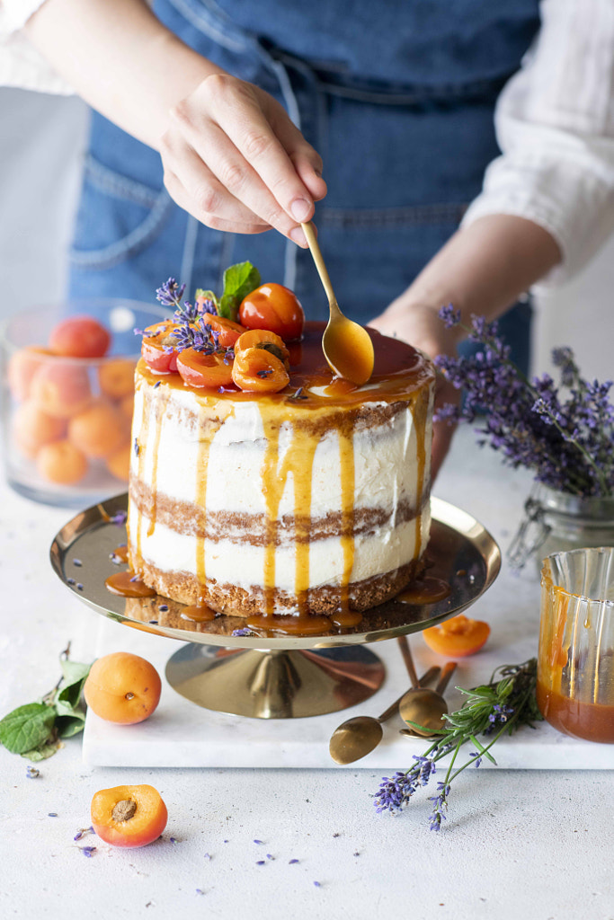 Apricot cake by Irina Meliukh on 500px.com