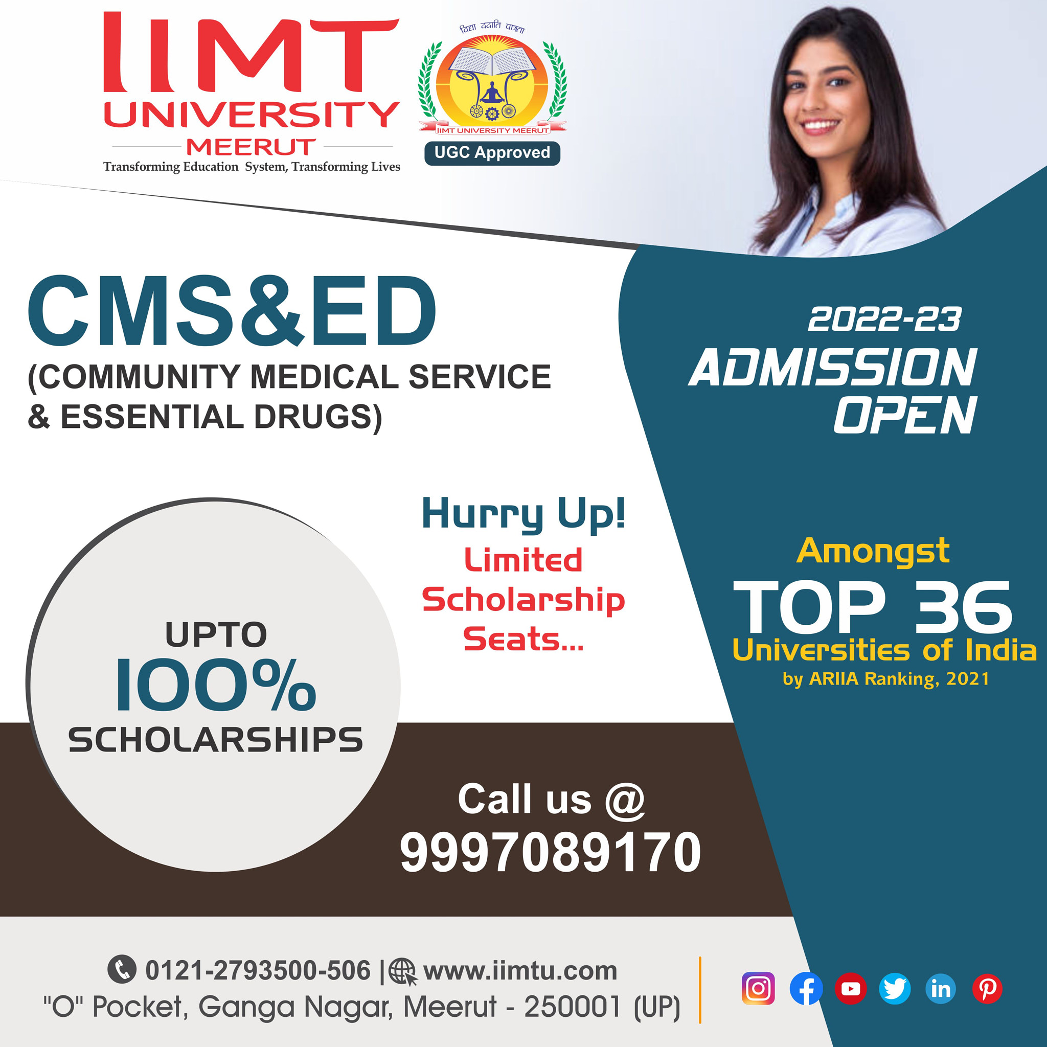 Admissions Open 2022 @ IIMT University [IIMTU - Best University in U.P. (Uttar Pradesh), Delhi NCR