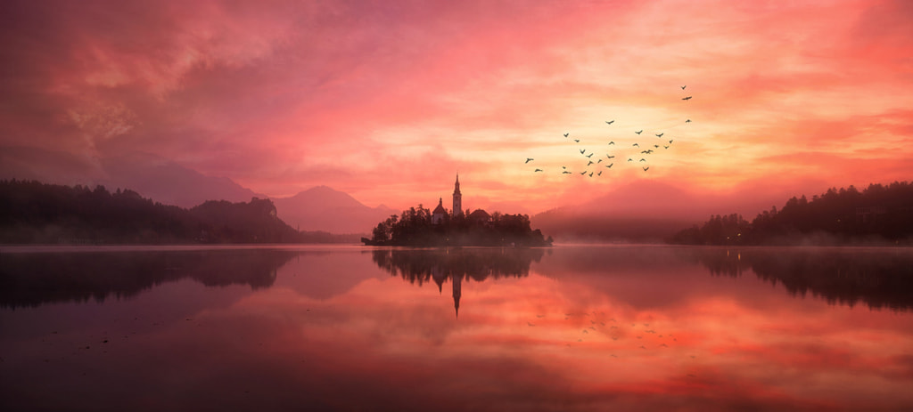 Magic morning in Bled by Kacey Bachmeyer on 500px.com