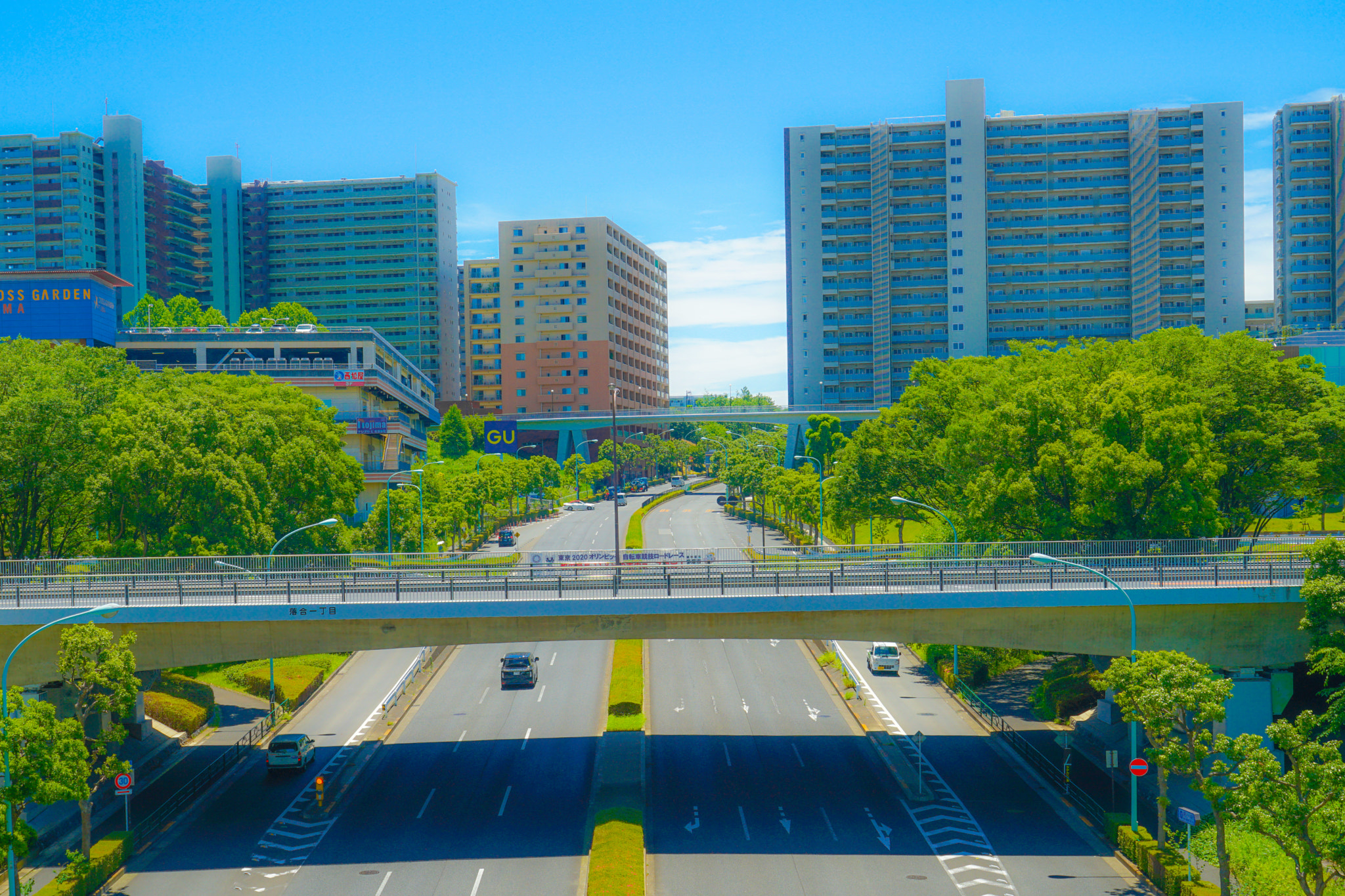 Quarter of the early summer of Tama Center