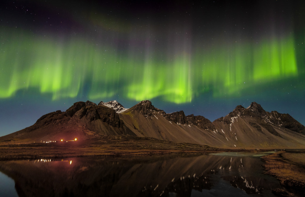 Magic night sky at Vestrahorn by David Dai / 500px