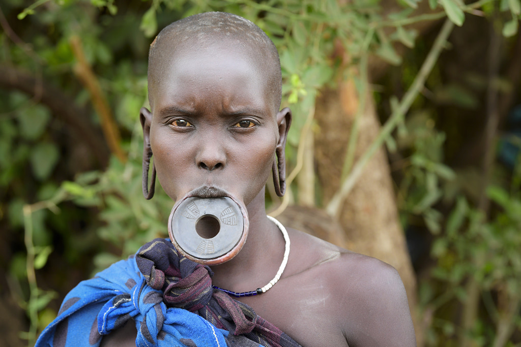 Mursi woman by Tibor Pongrácz / 500px