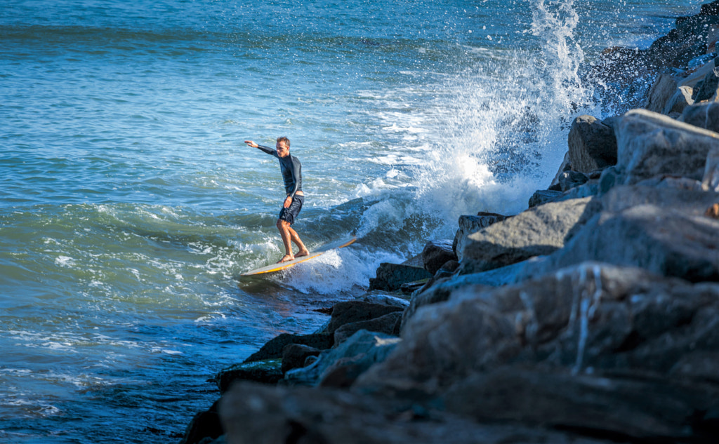 Surf & Rocks by Richard McGill on 500px.com