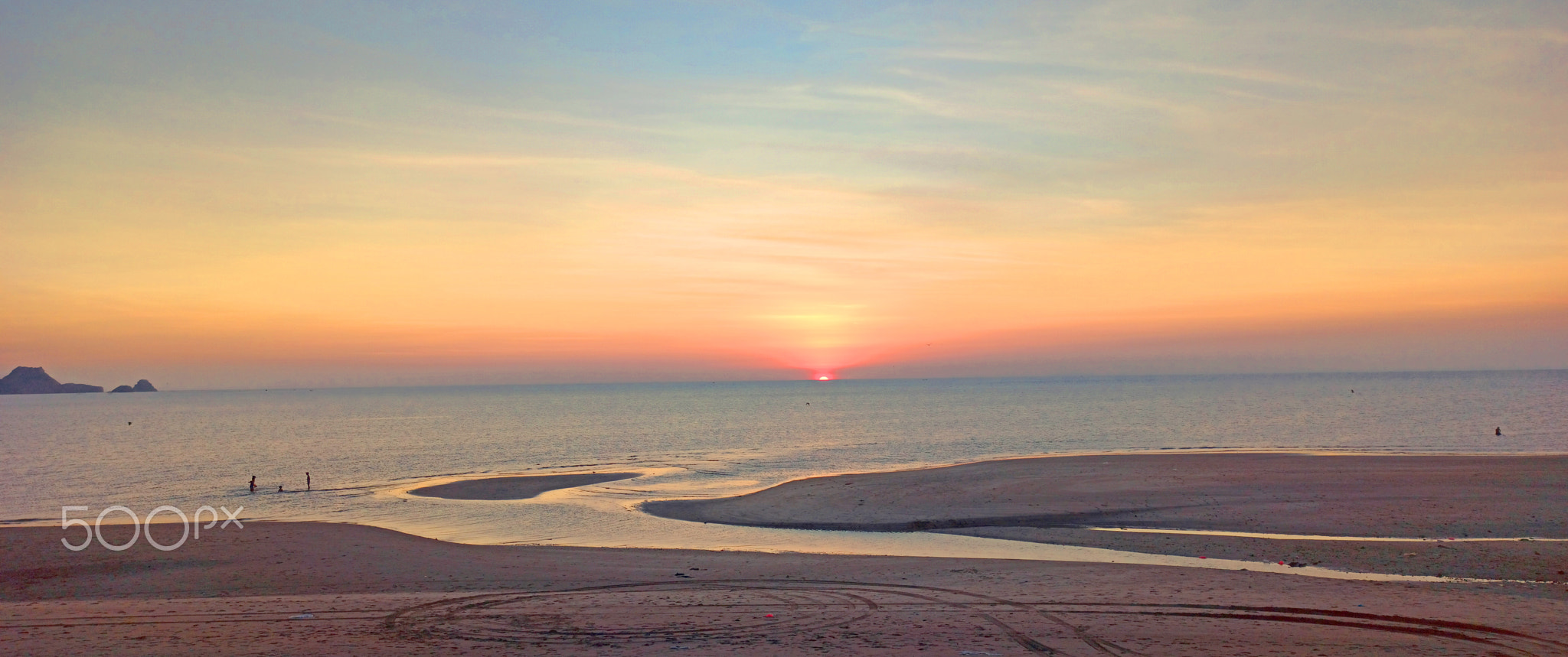 sea at sunset