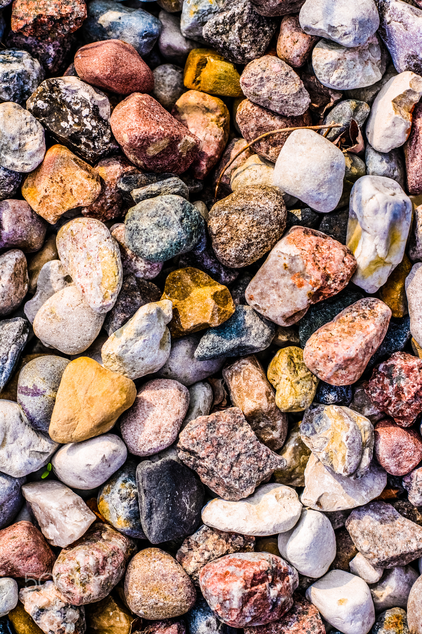 Stone pebbles background texture, landscape architecture