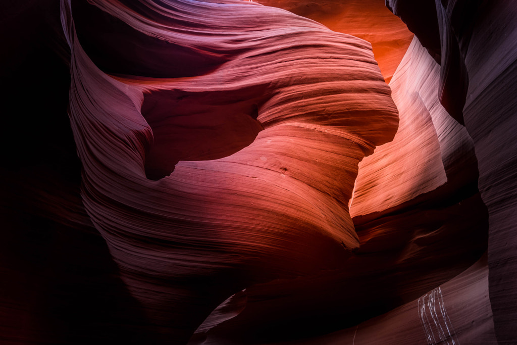The lady in the wind, lower Antelope Canyon by Serge Ramelli / 500px