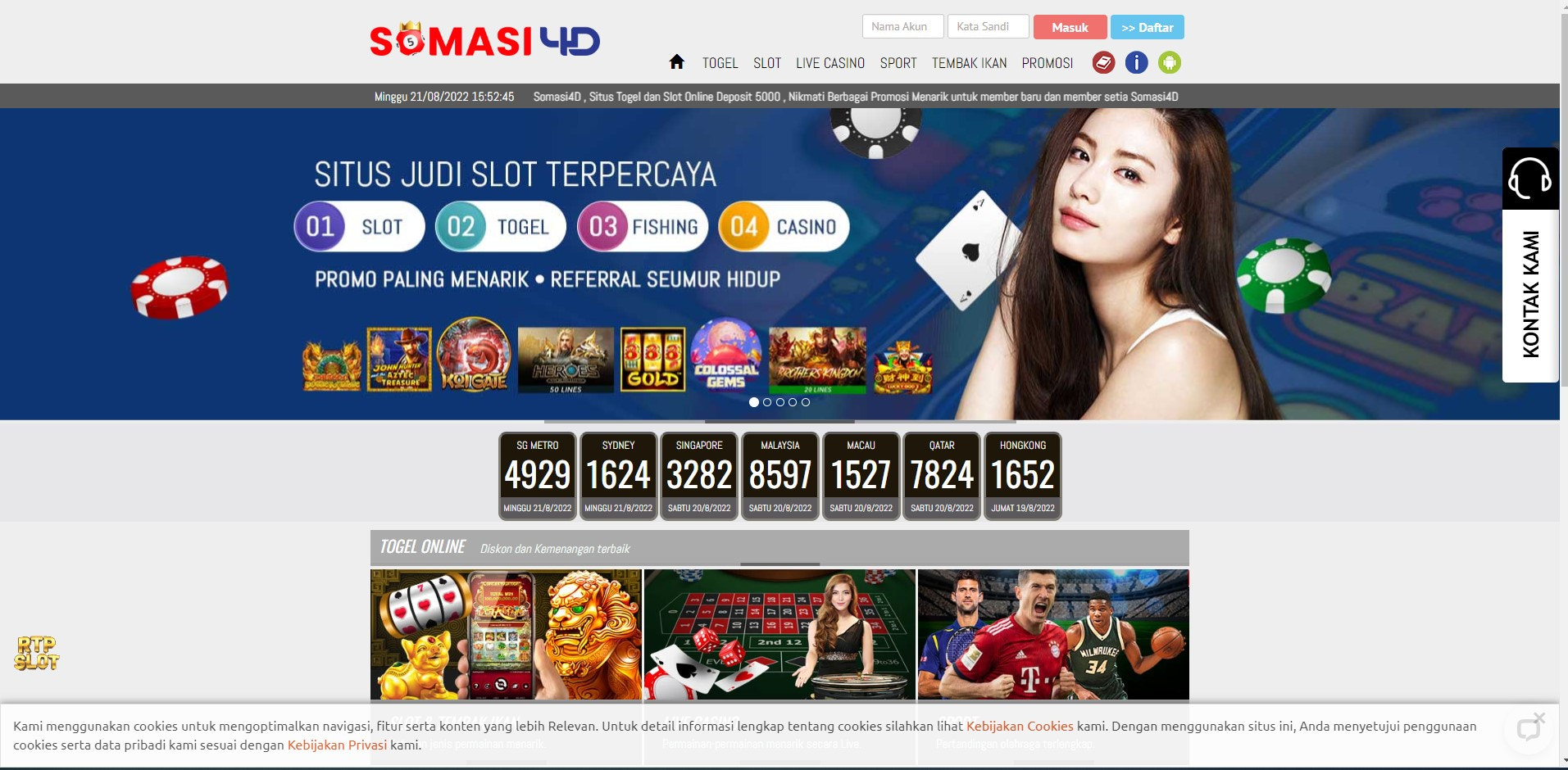 Somasi4D Situs Pay4d Slot Deposit Pulsa Tanpa Potongan
