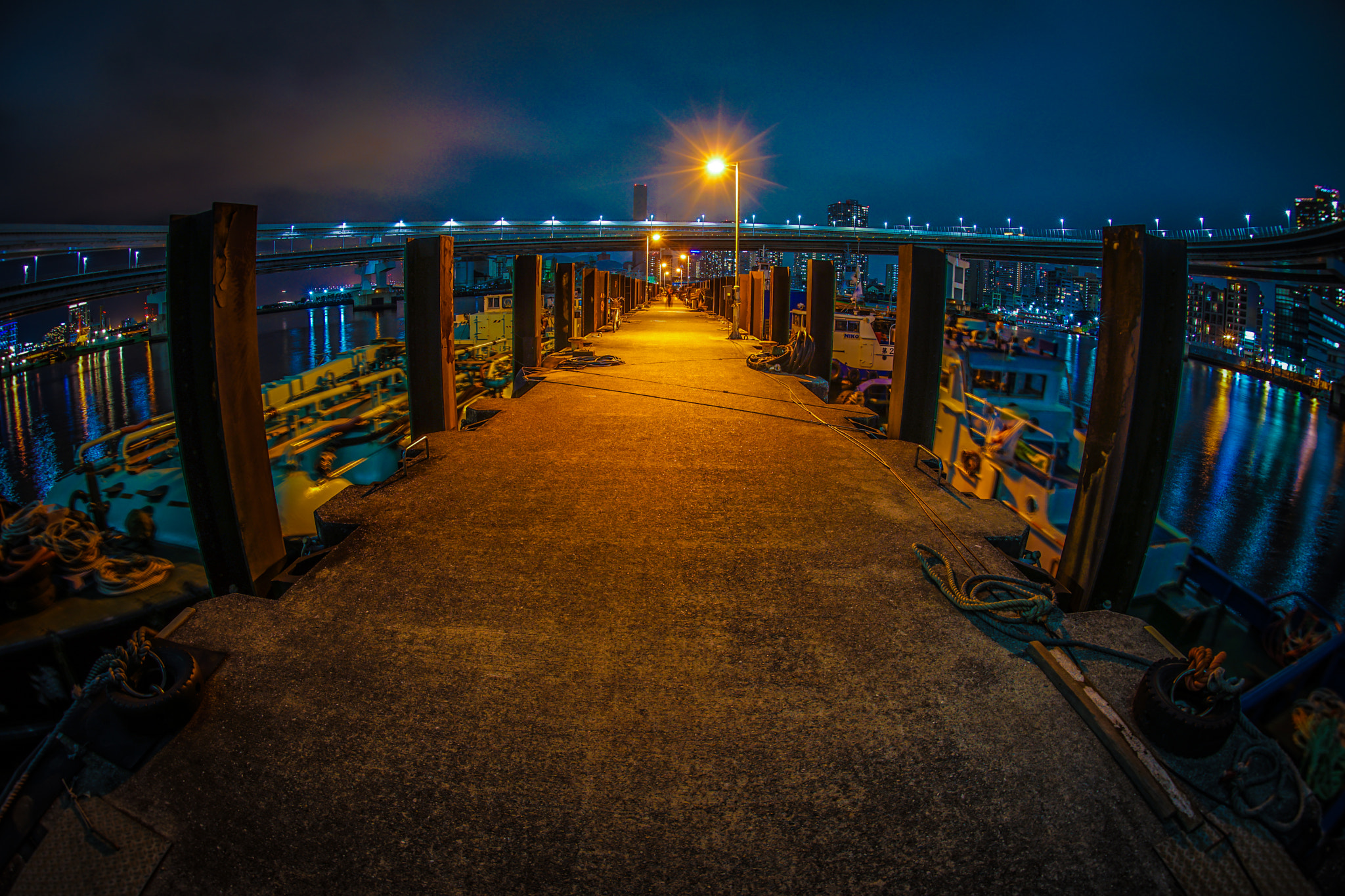 Tokyo Bay breakwater