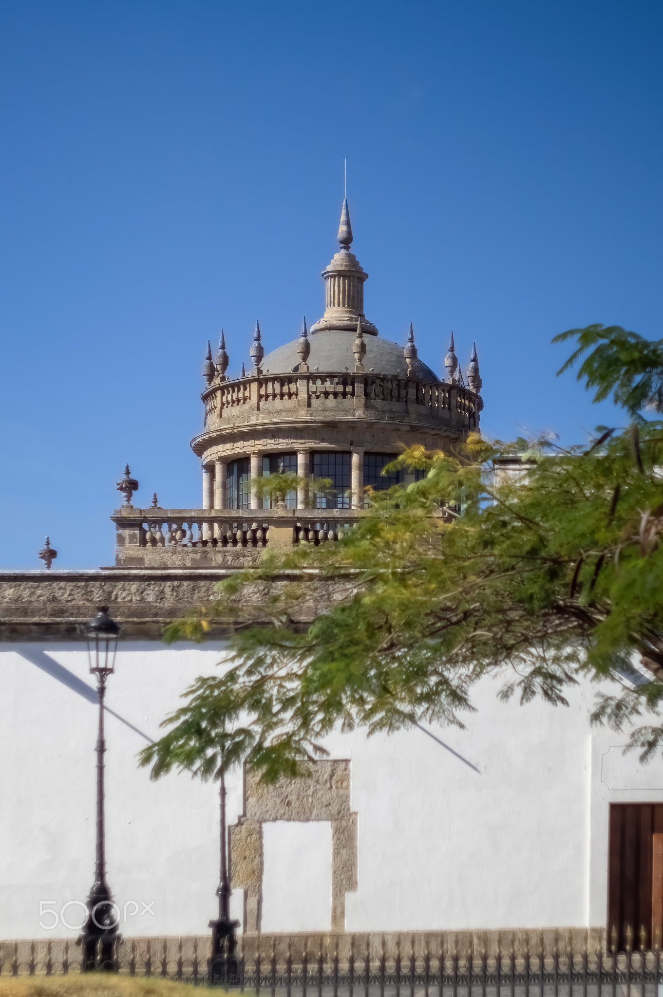 Hospicio Cabanas Building of Guadalajara viewfrom the main patio of