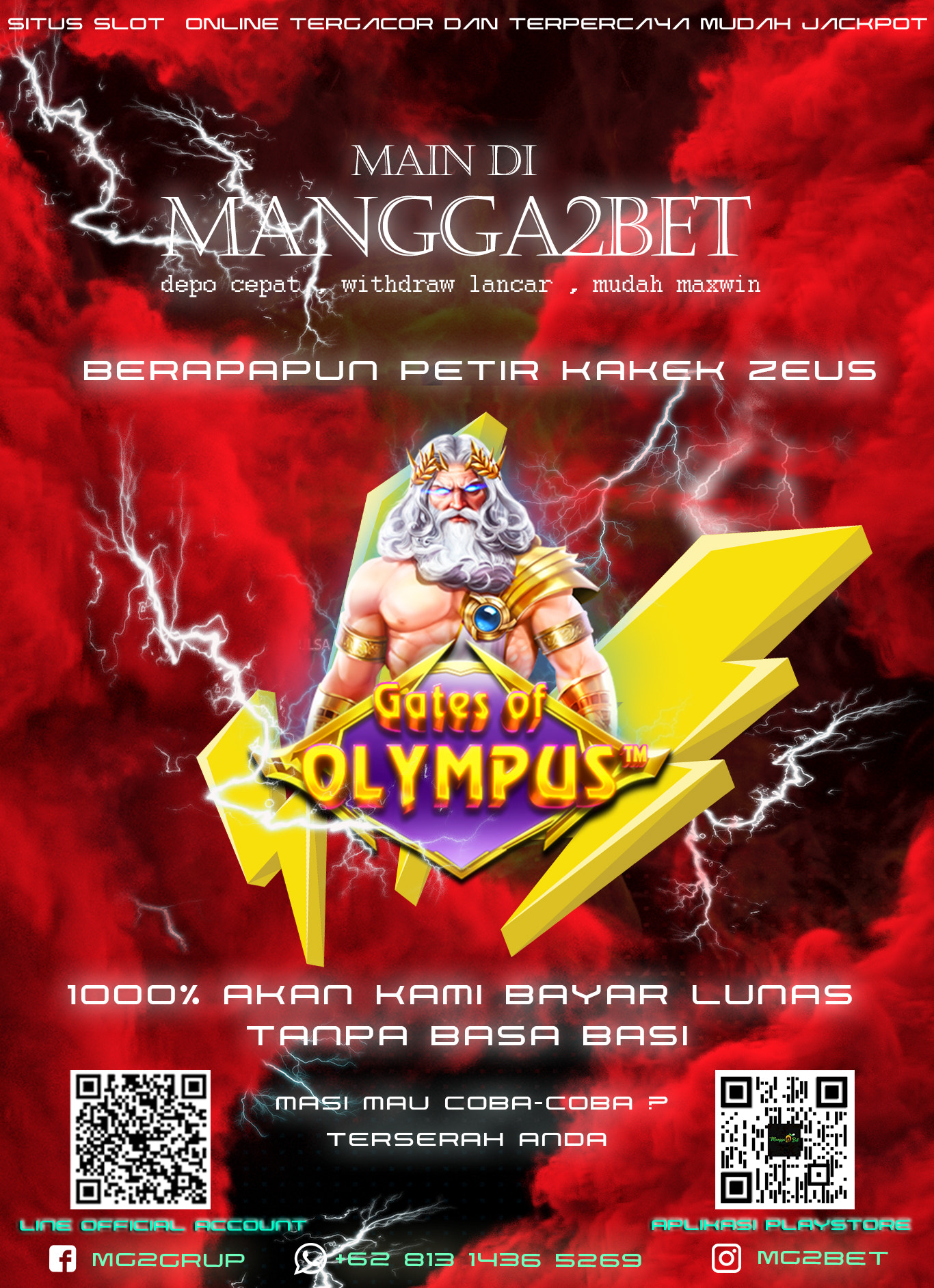 MANGGA2BET SITUS SLOT GACOR KAKEK ZEUS BERAPAPUN CAIR !!