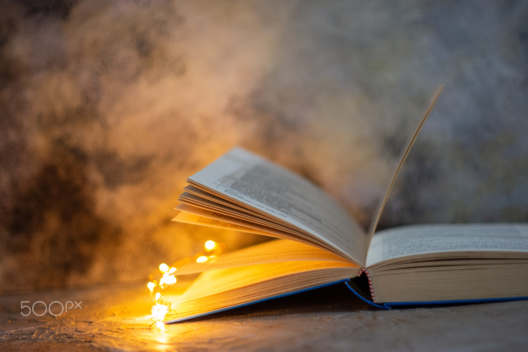 View of book pages. Concept of open book. Education background.