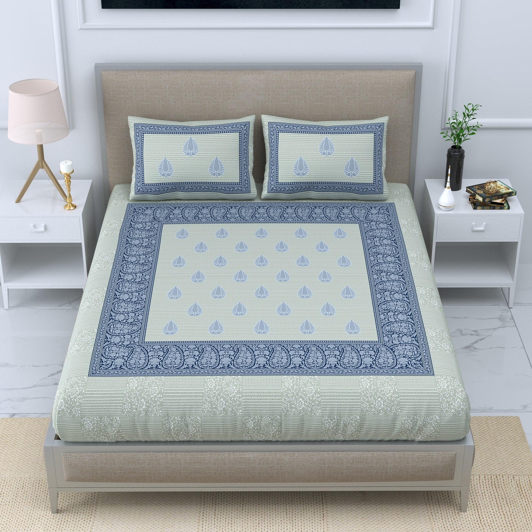 cotton bedsheet new design
