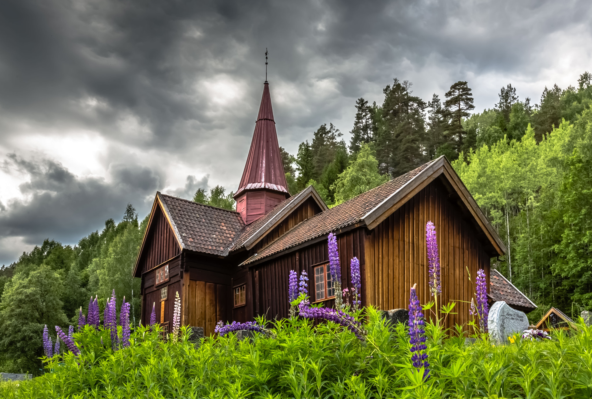 Rollag Stave Church, Norway by Europe Trotter / 500px