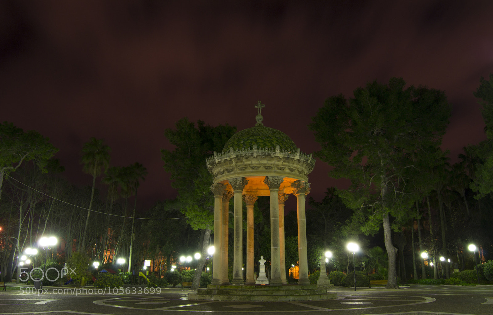 Nikon D3100 sample photo. Lecce by night photography