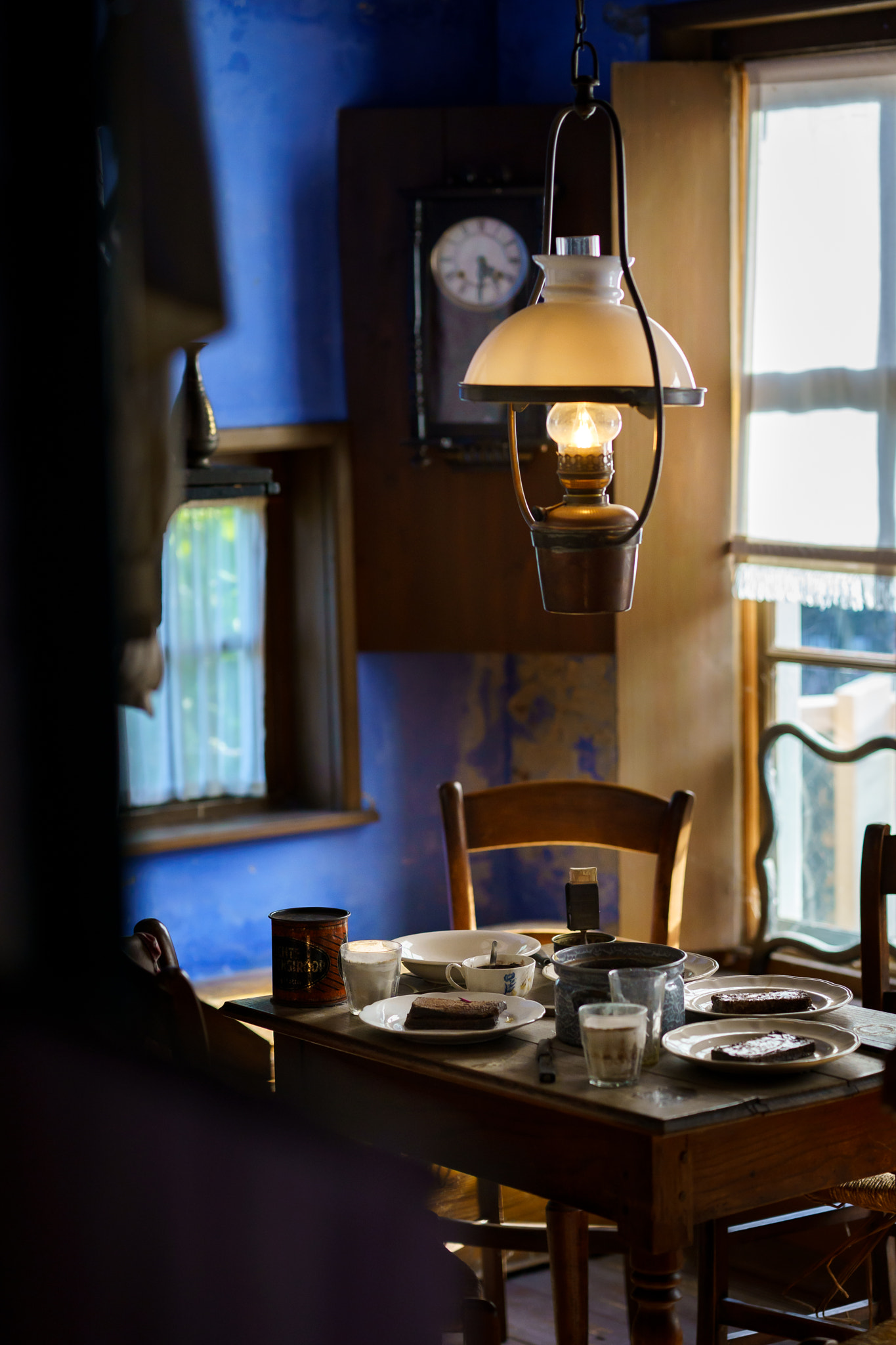 Vintage interior of an old Dutch worker's house