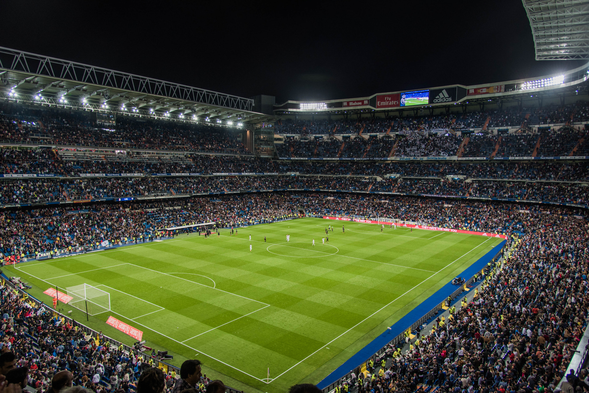 Santiago Bernabéu Stadium, Real Madrid vs Málaga