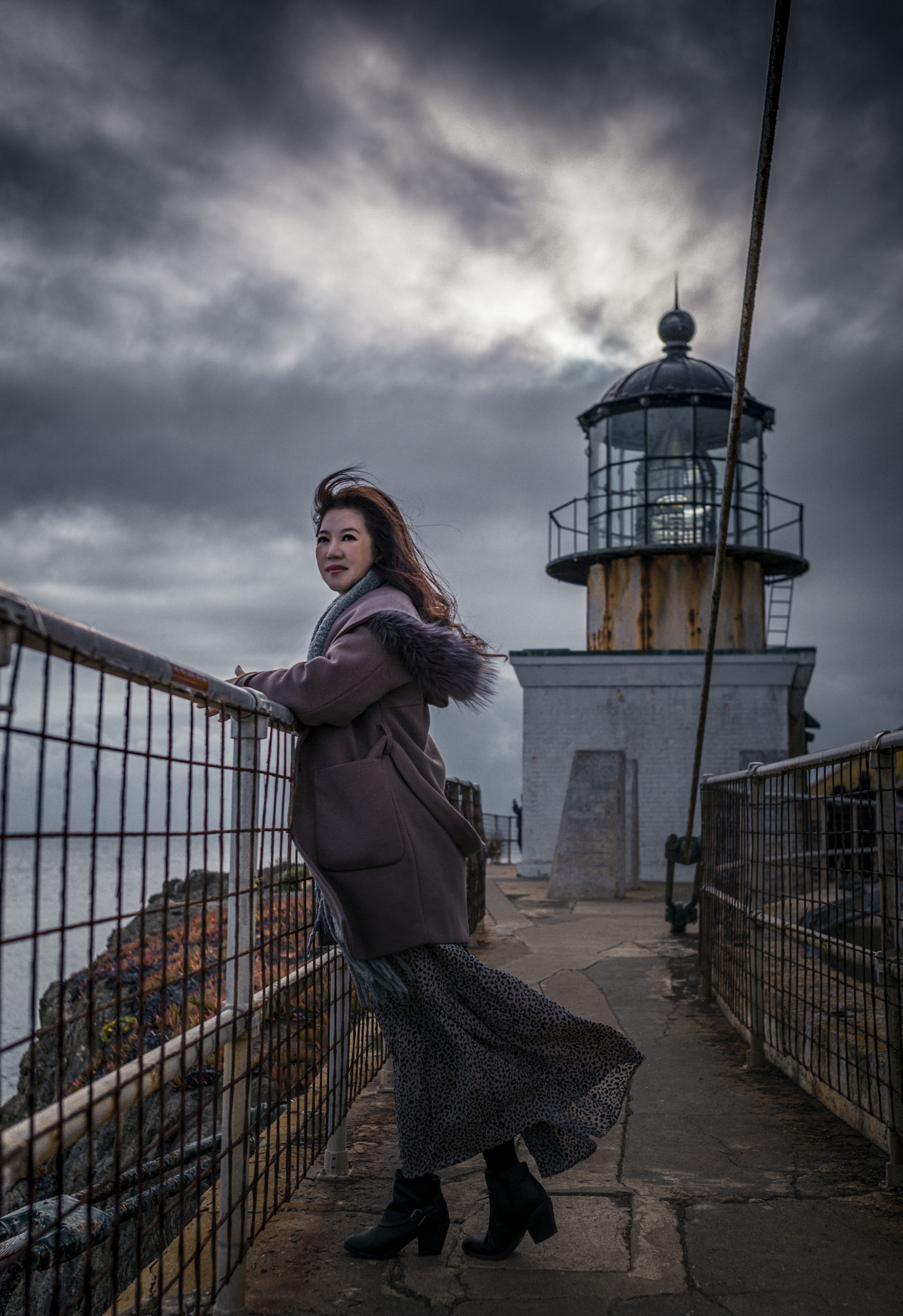 A lighthouse in Bay Area