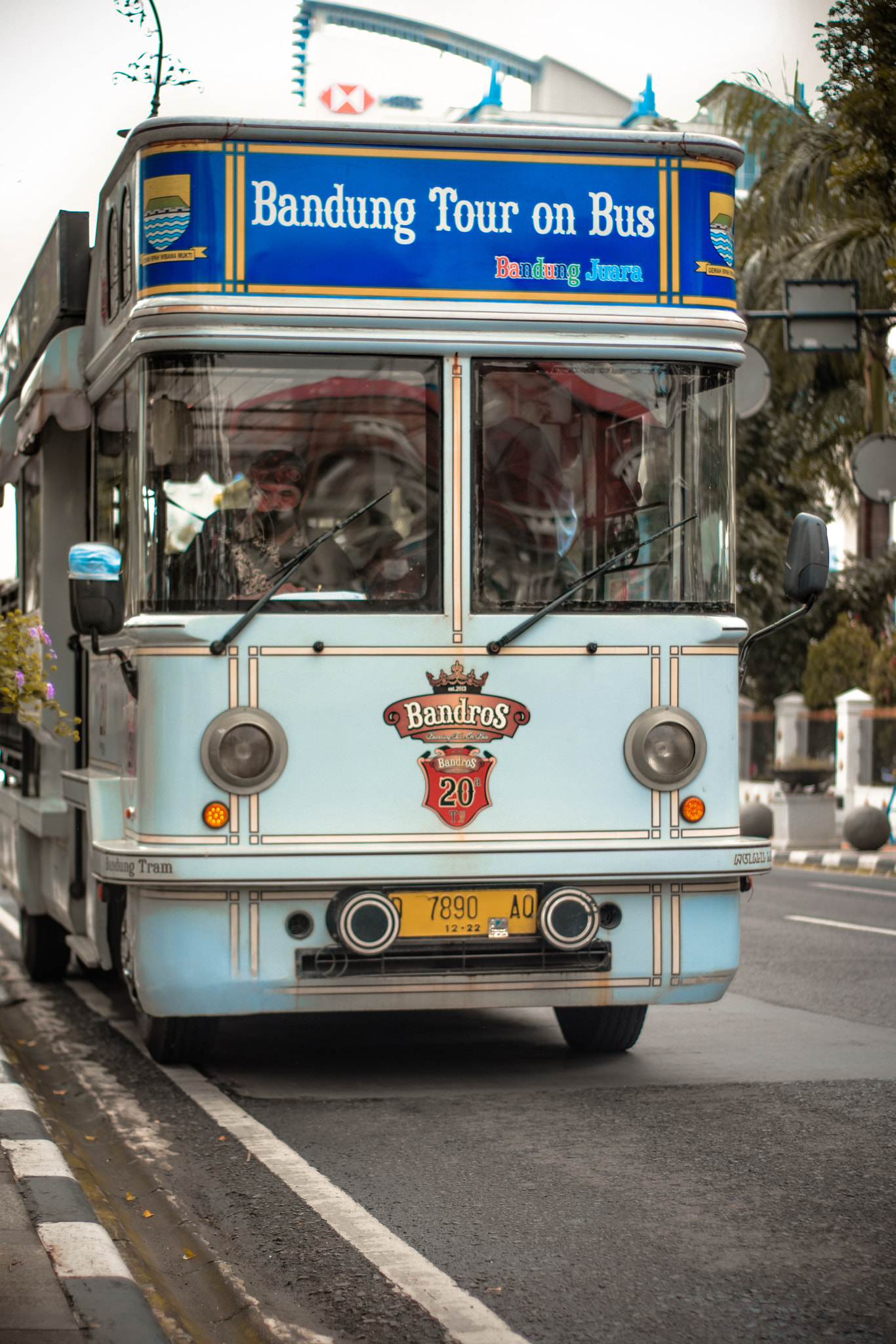 Bandung tour on bus