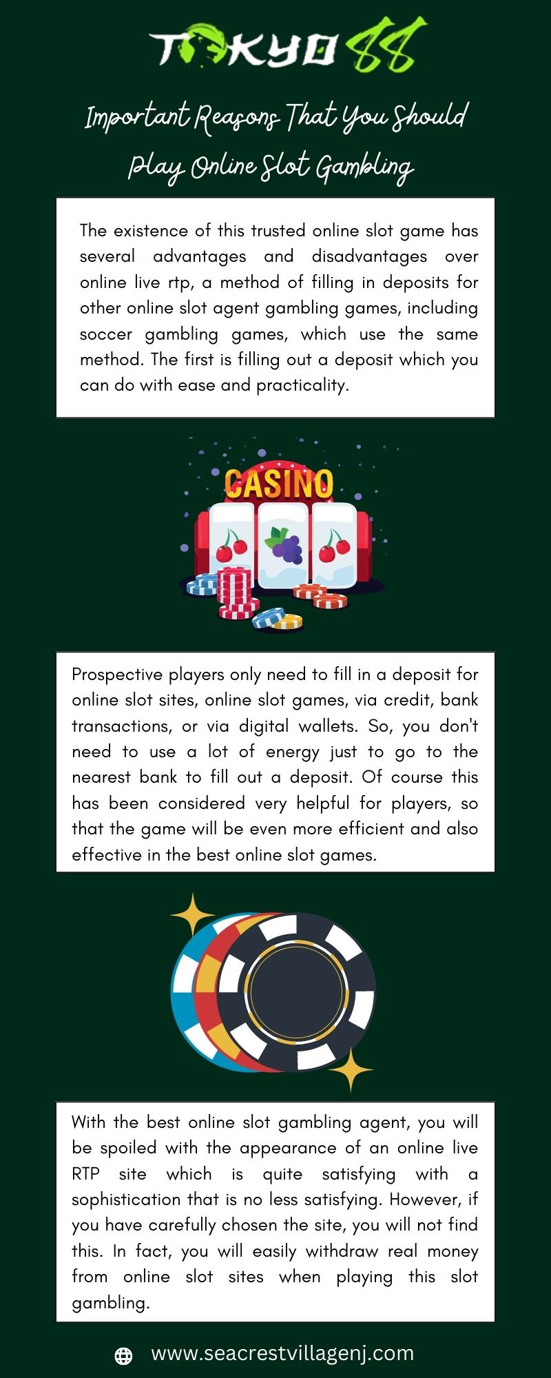 Important Reasons That You Should Play Online Slot Gambling