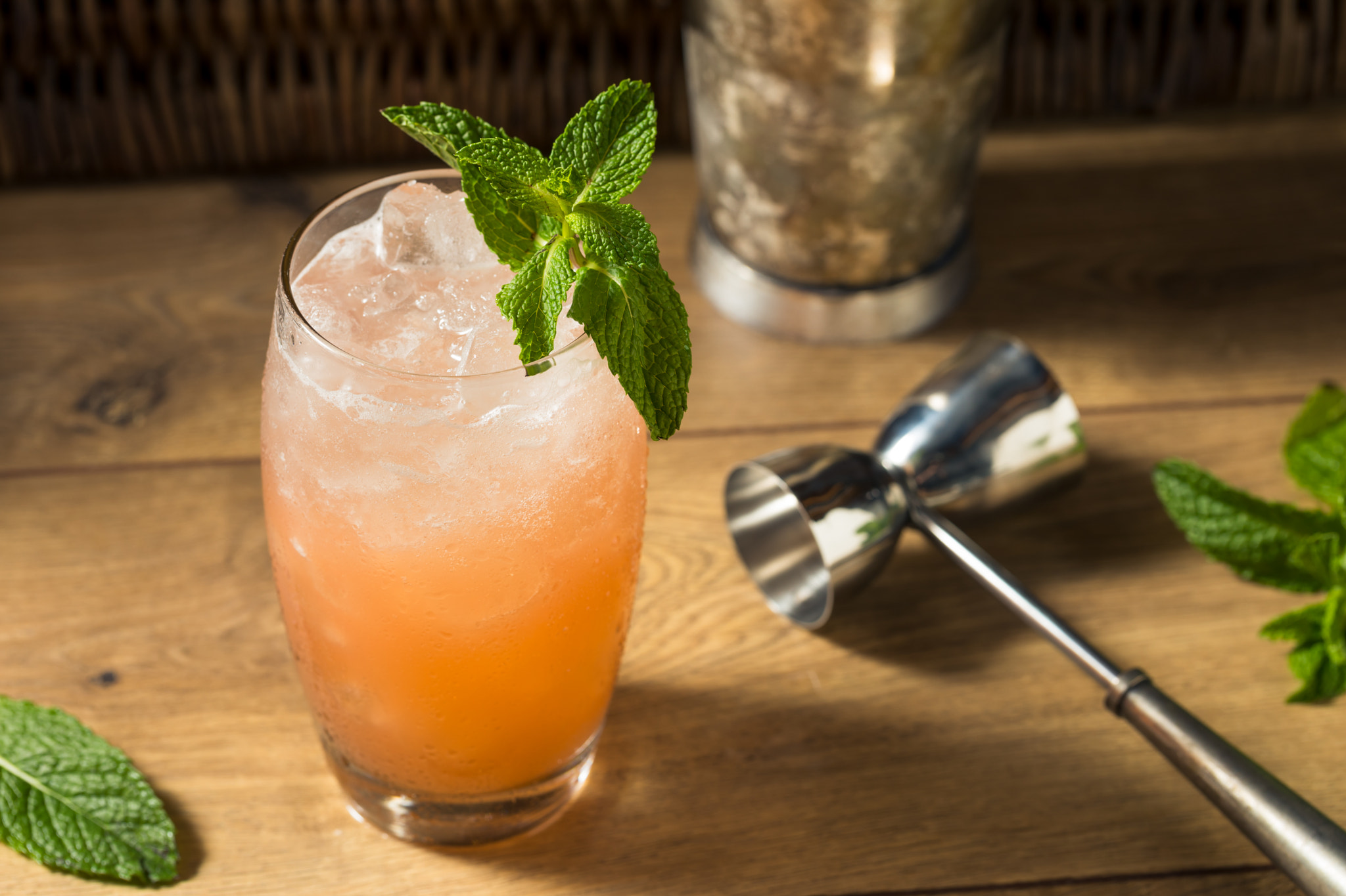 Refreshing Sweet Planters Punch Tiki Cocktail