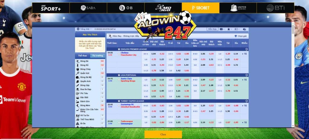 Thể Thao Alowin247