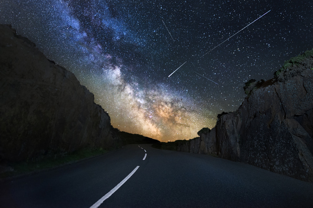 Corbiere Road Meteors by Nick Venton on 500px.com
