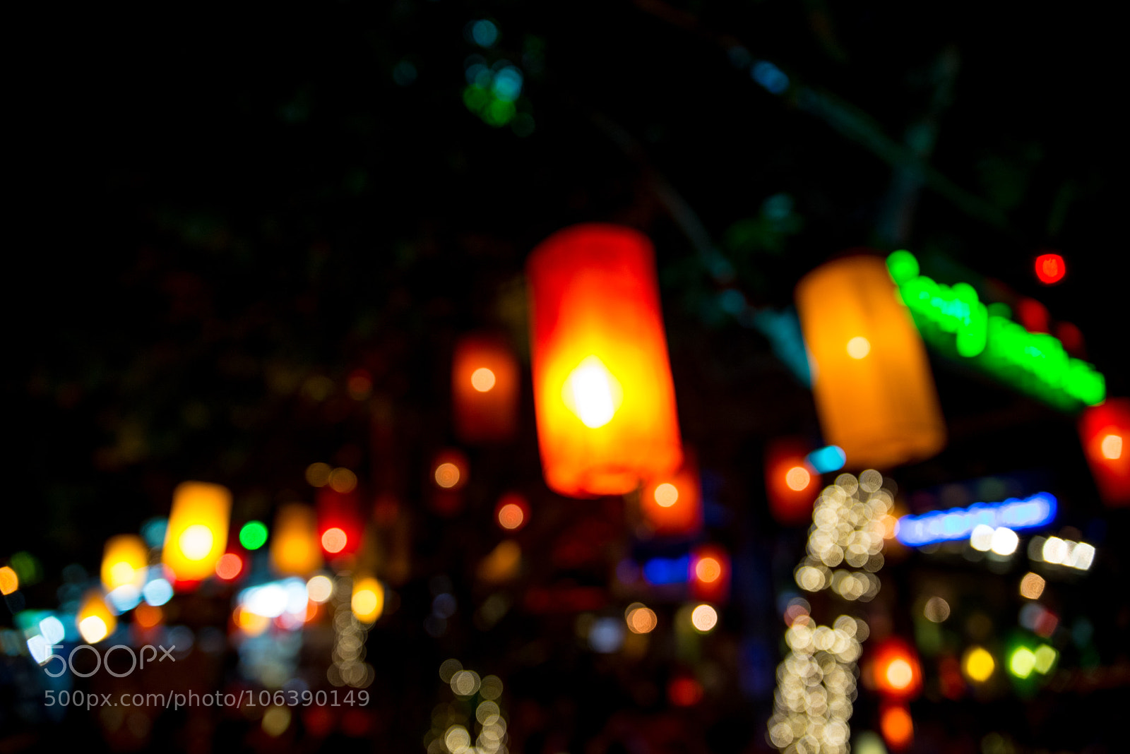 Nikon D610 sample photo. Blurred lights photography