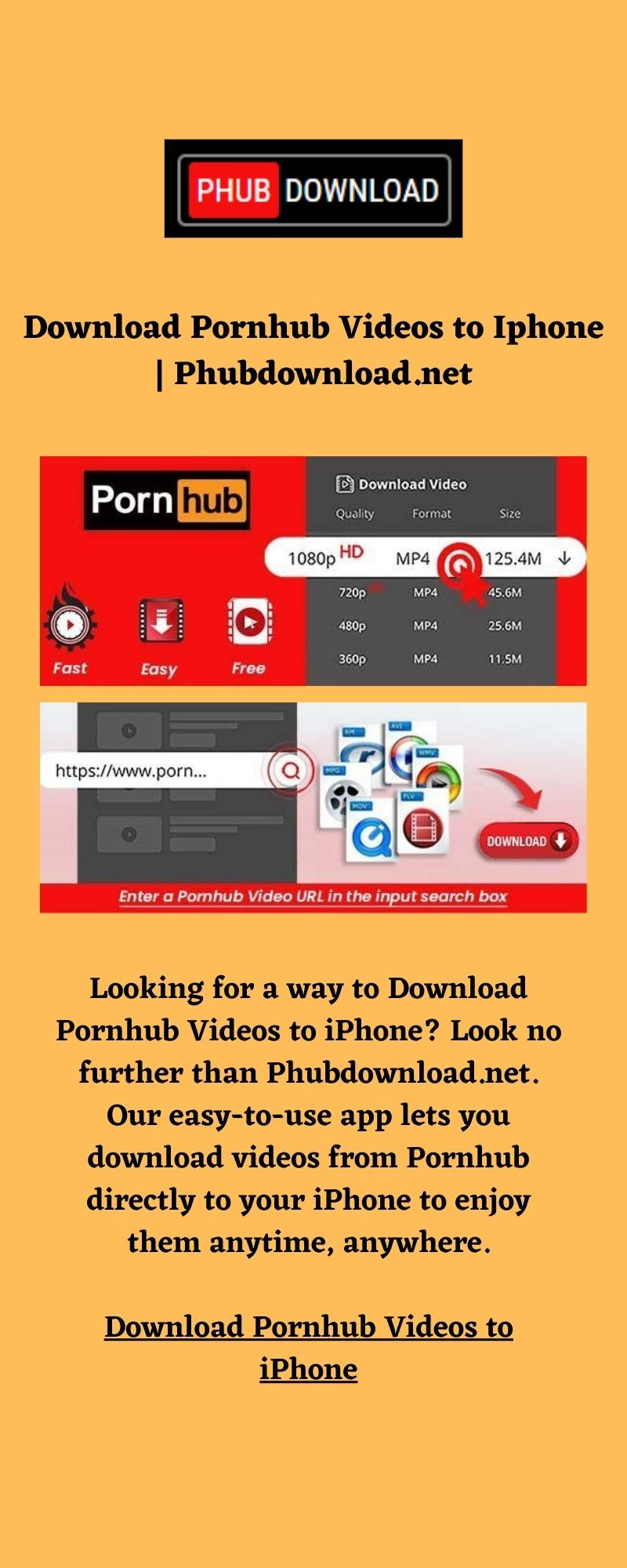 Download Pornhub Videos to Iphone | Phubdownload.net - 1