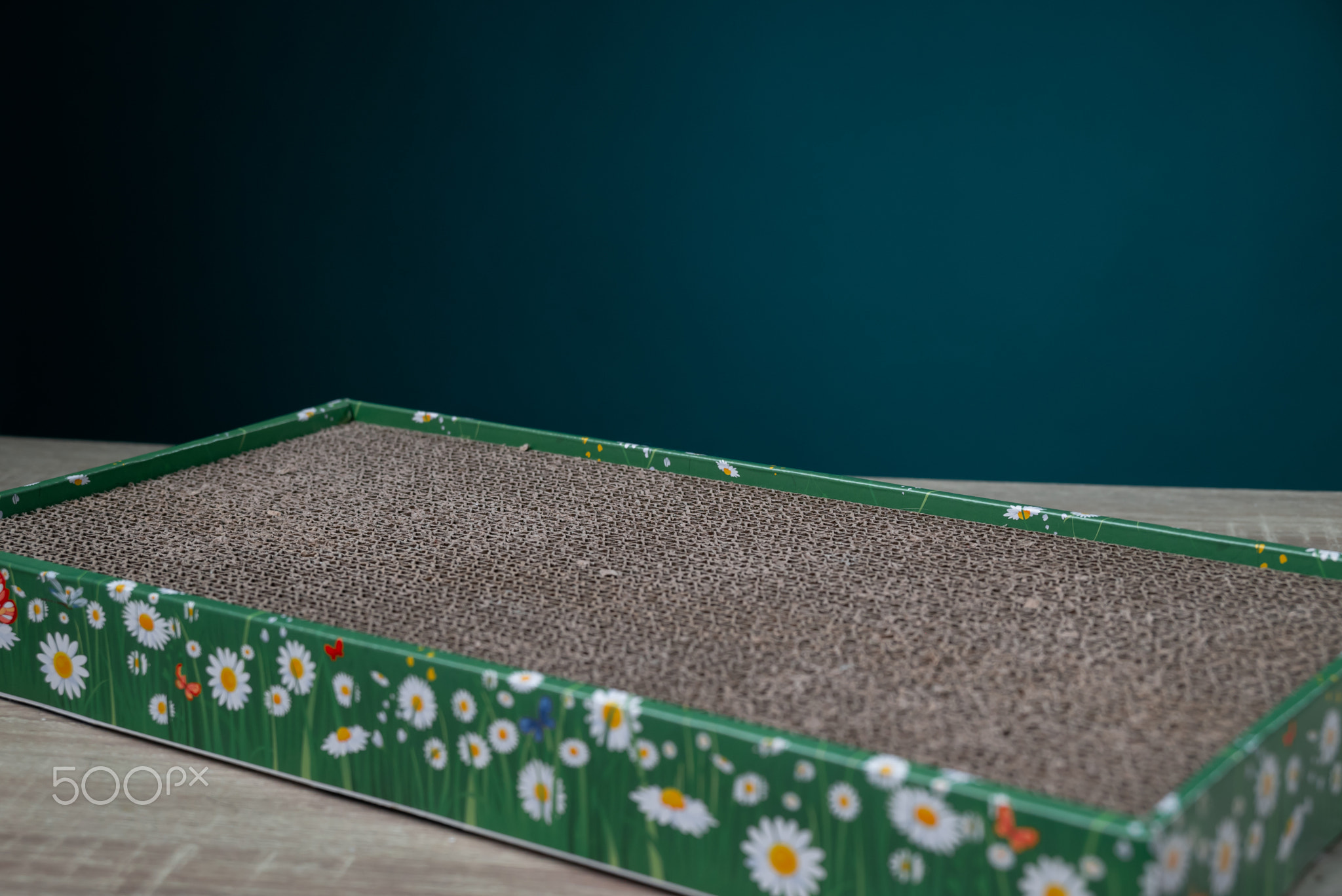 Floor Scratcher For Cats From Cardboard