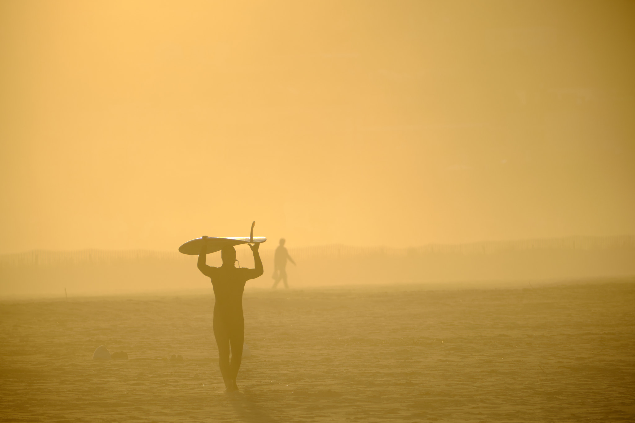 surfer with her board