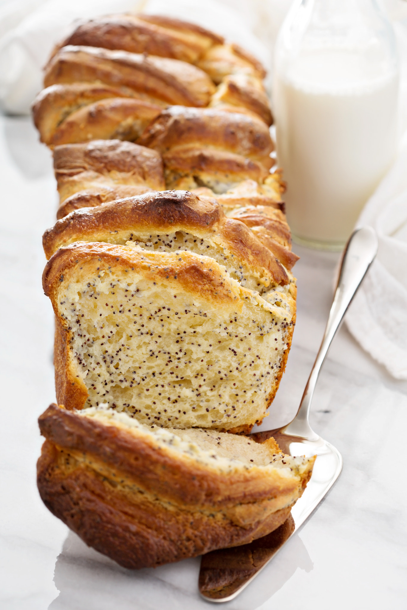 Yeast pull apart sweet bread with cream cheese